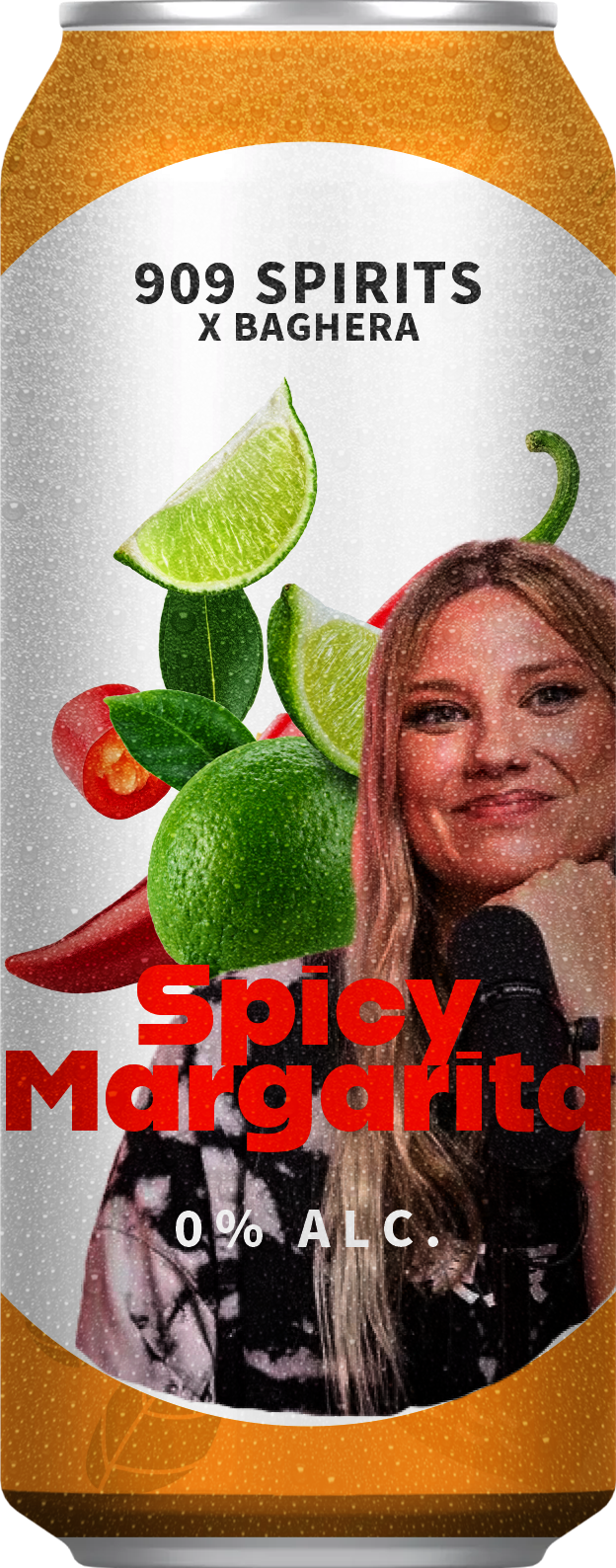 Canette de Spicy Margarita sans alcool.