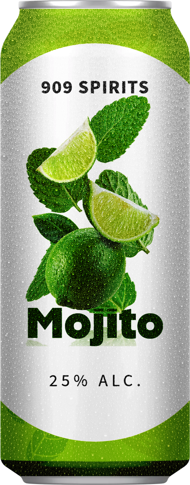 Canette de Mojito 25% alcool.