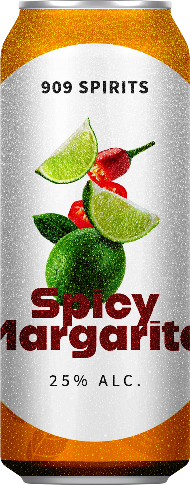 Canette Spicy Margarita 25% alcool avec lime et piment.